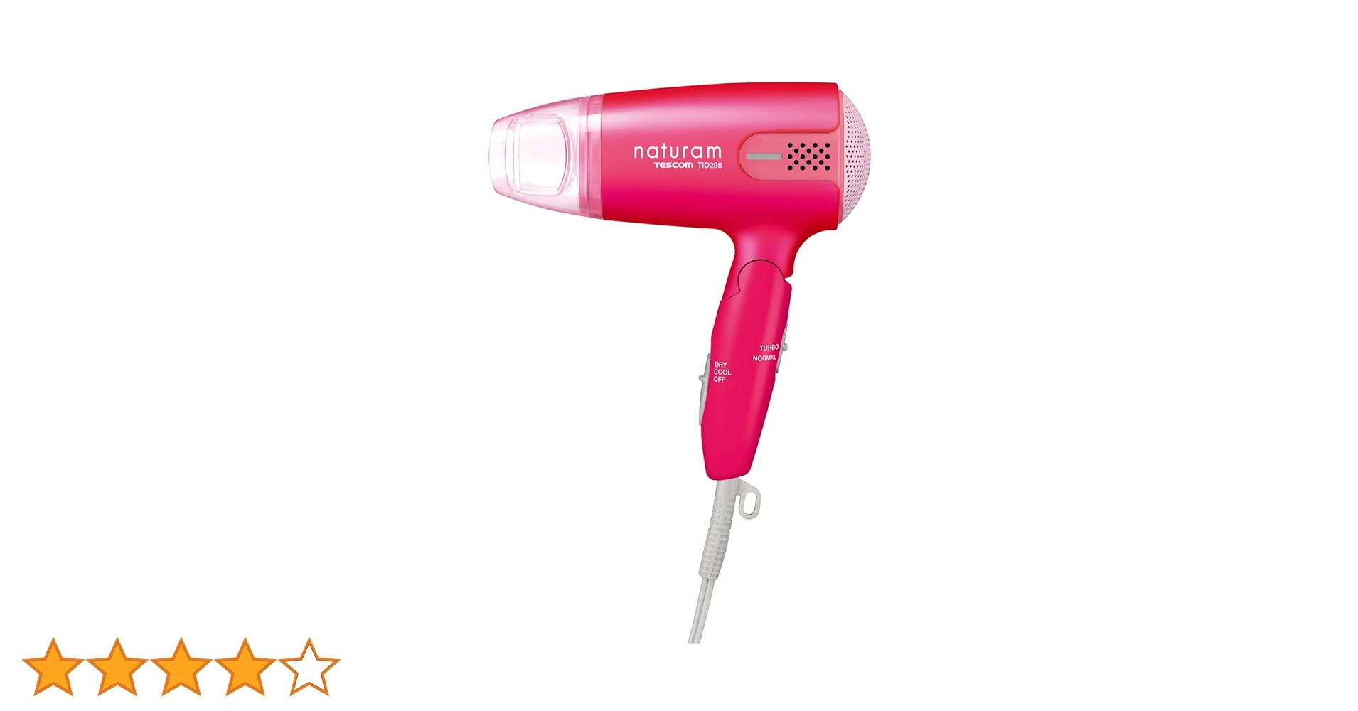 テスコム ドライヤー ☆美品☆ テスコム マイナスイオンヘアードライヤー CZ-190K | 美容家電